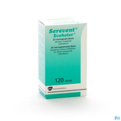 Serevent Evohaler 120 Doses 25 Mcg