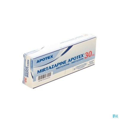 Mirtazapine Apotex 30mg Comp Orodisp 30