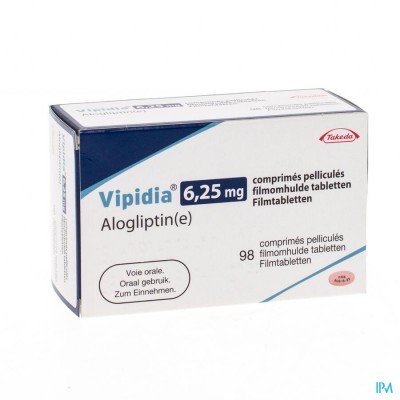 Vipidia 6,25mg Omhulde Tabl 98 X 6,25mg