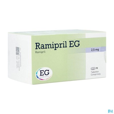 Ramipril EG  2,5 Mg Tabl 98 X 2,5 Mg