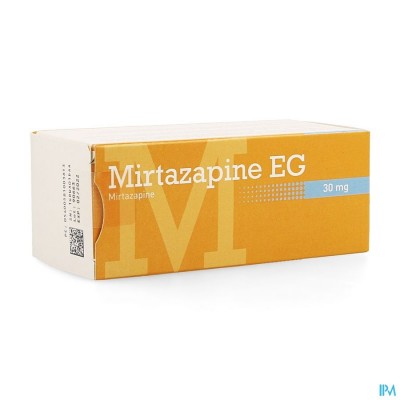 Mirtazapine EG 30Mg Tabl Pell 100X30 Mg