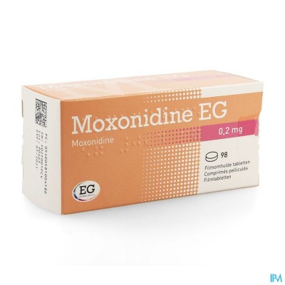 Moxonidine EG Tabl 98X0,2Mg