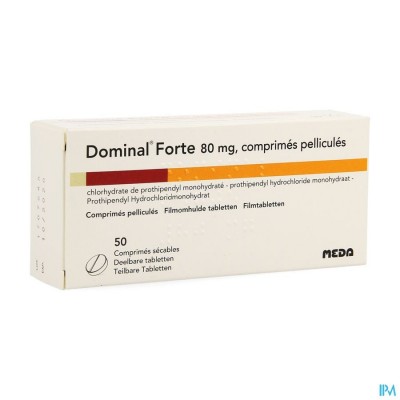 Dominal Forte Deelbare Tabl 50x80mg