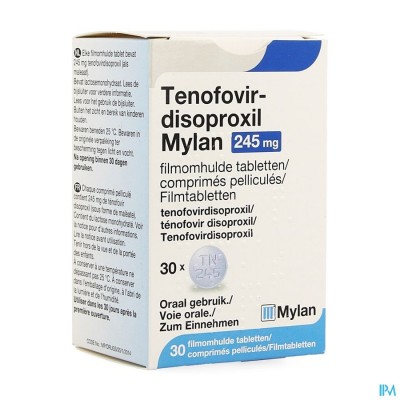 Tenofovir Disoproxil Mylan 245mg Filmomh Tabl 30