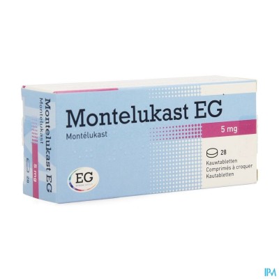 Montelukast EG Kauwtabletten 28 X 5 Mg