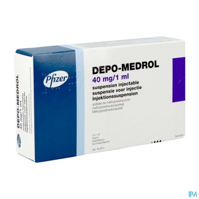 Depo-medrol Vial 3 X 40mg/1ml