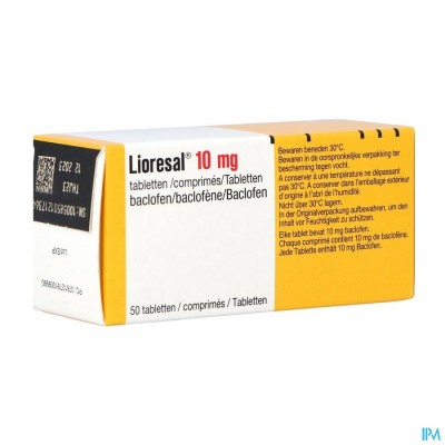 Lioresal Comp 50 X 10mg