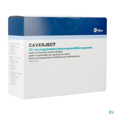 Caverject Pulv Lyoph 5x20ug Ser Inj