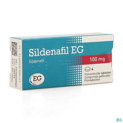 Sildenafil EG 100 Mg Filmomh Tabl  4 X 100 Mg