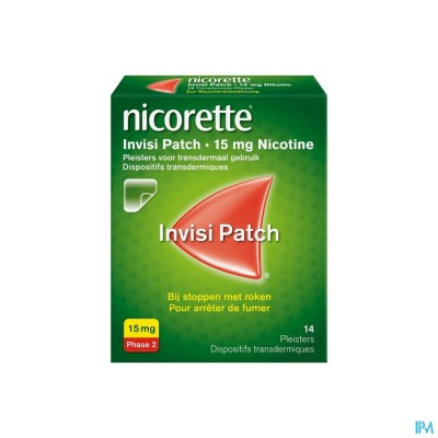 NICORETTE INVISI 15 MG PATCH 14