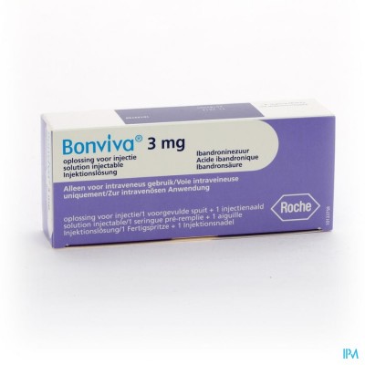 Bonviva 3mg/3ml Opl Inj Voorgevulde Spuit+naald
