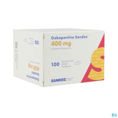 Gabapentine 400mg Sandoz Caps 100 X 400mg