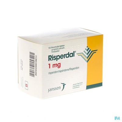 Risperdal 1mg Pi Pharma Comp 100 X 1mg Pip