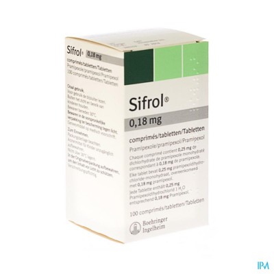 Sifrol Comp Sec 100 X 0,18mg