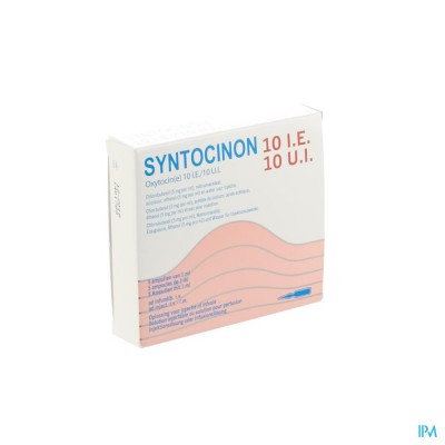 Syntocinon Amp 5 X 10 Ui/1ml