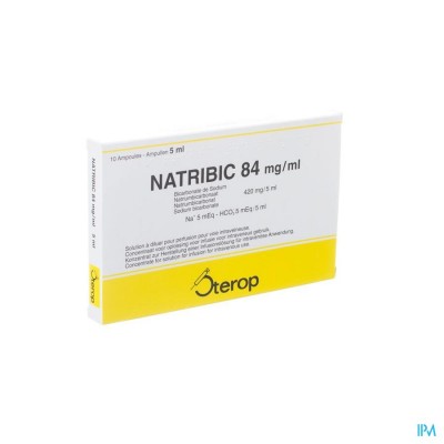 Natribic 84mg/ml 5ml Sol Inj 10