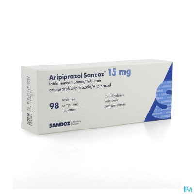 Aripiprazol Sandoz 15mg Comp 98 X 15mg