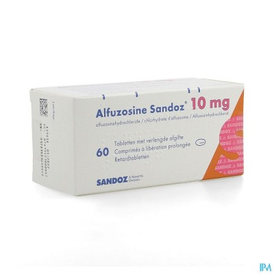 Alfuzosine Sandoz Comp 60 X 10mg