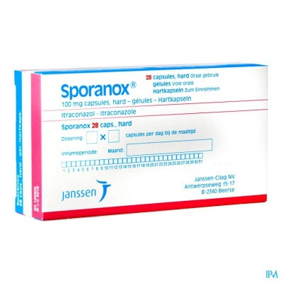 Sporanox Caps 28x100mg
