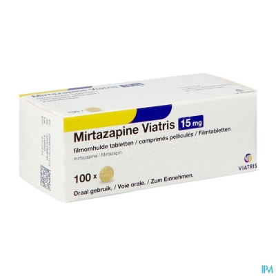 Mirtazapine Viatris 15mg Filmomh Tabl 100