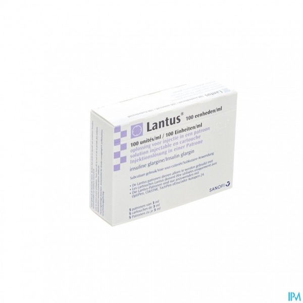 Lantus Cartouche Patroon 5x300 U/3ml