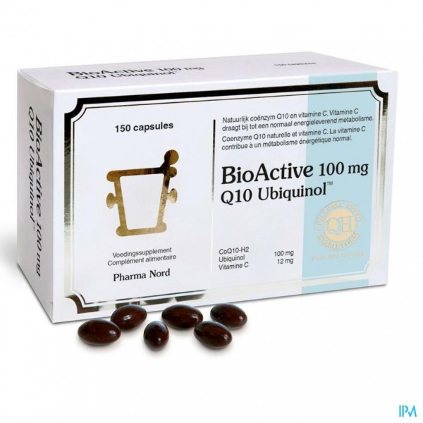 Snazzy Aanhankelijk vitaliteit BioActive Q10 100mg Caps 150 | Apotheek Sollie