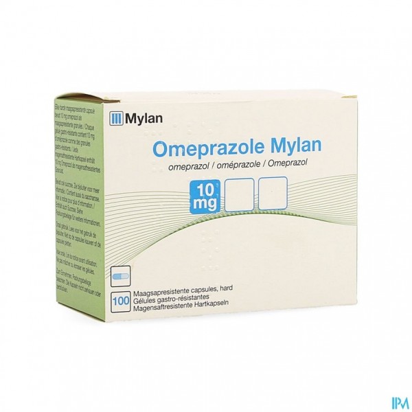 Omeprazol Viatris 10mg Caps 100