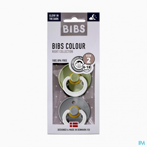 Bibs 1 Tetine Duo Cloud Blush