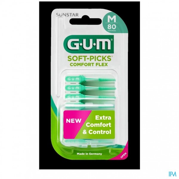 Gum Softpicks Comfort Flex Medium 80