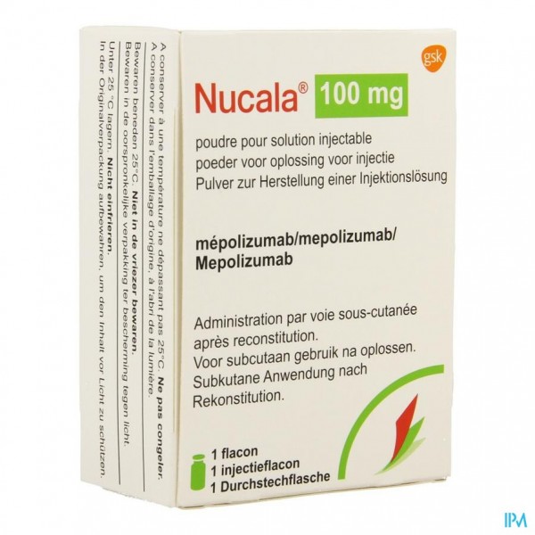 Nucala Pdr Voor Opl Voor Opl Inj Fl 1 X 100mg Apotheek Sollie