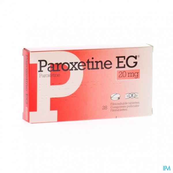 Paroxetine Eg Comp. 28 X 20mg | Apotheek Sollie