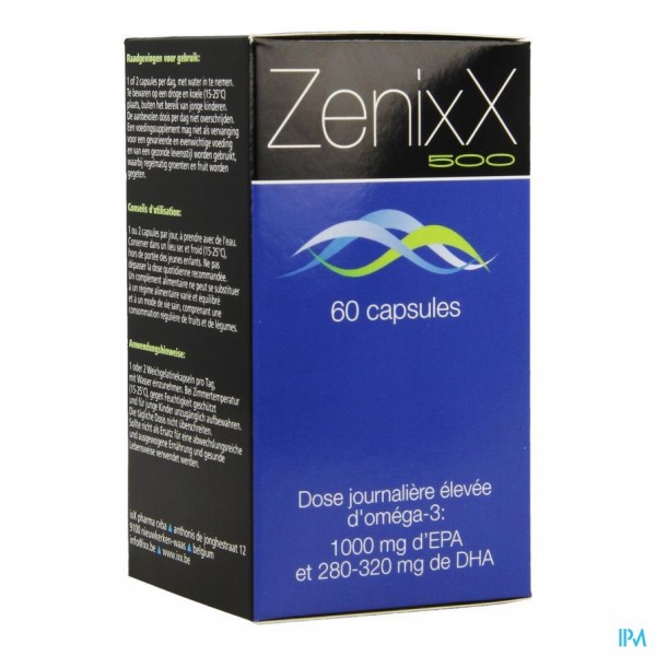 Zenixx 500 Caps 60x 500mg