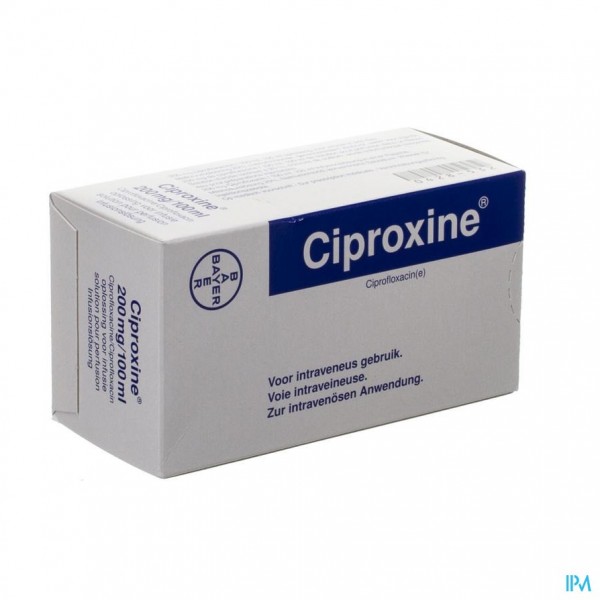 Ciproxine Infus Oplos 200mg 100ml