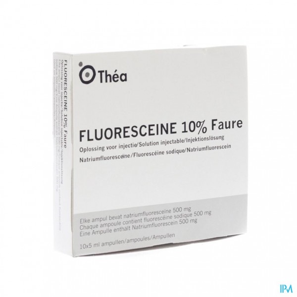 Fluoresceine 10 % 10 Amp 5ml