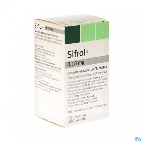 SIFROL COMP SEC 100 X 0,18 MG | Apotheek Sollie